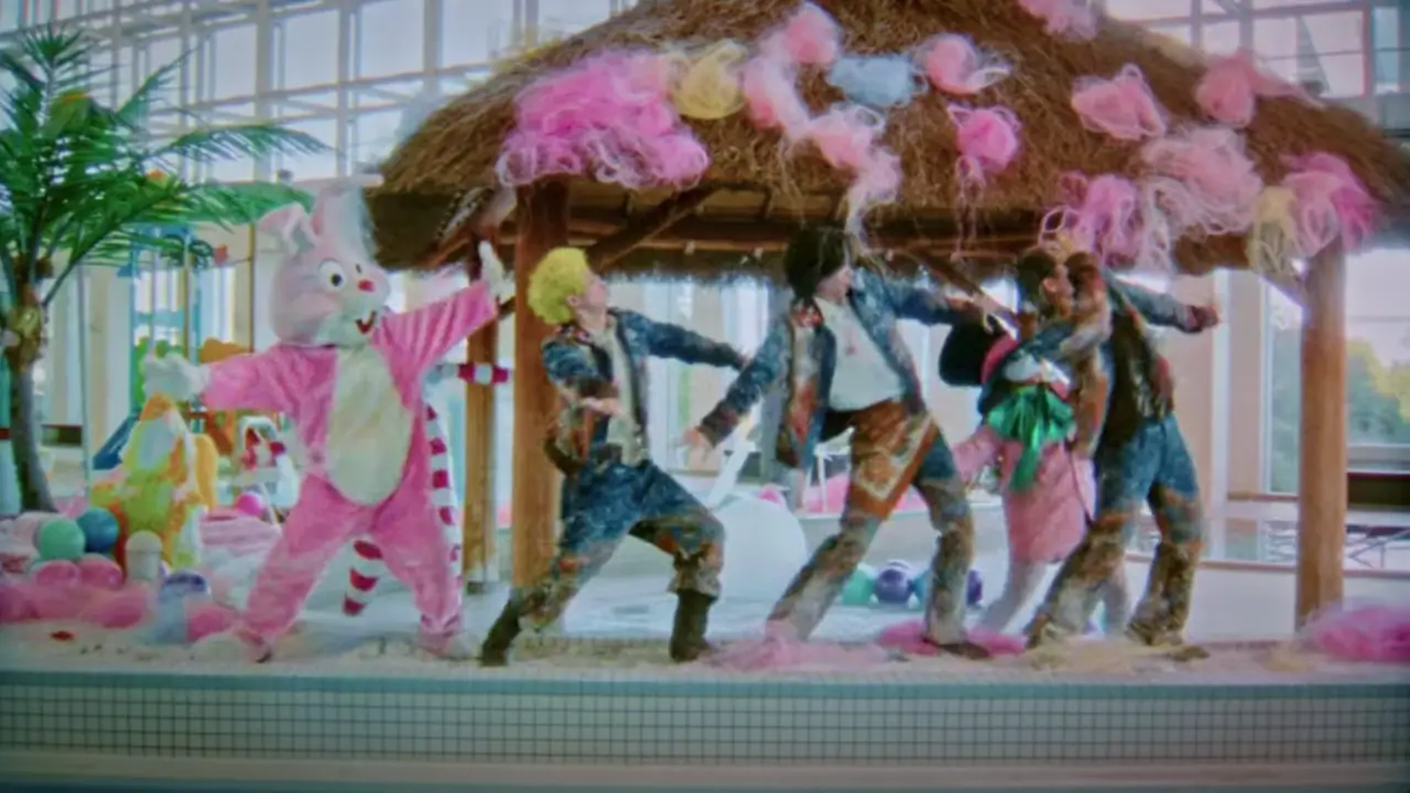 Cuplikan di MV “3XL” Number_i