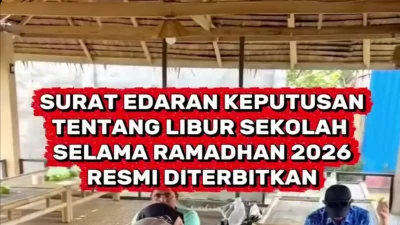 Facebook bernama Amma RahmahYani Bakri mengunggah video yang mengklaim adanya surat edaran libur sekolah selama Ramadan 2026