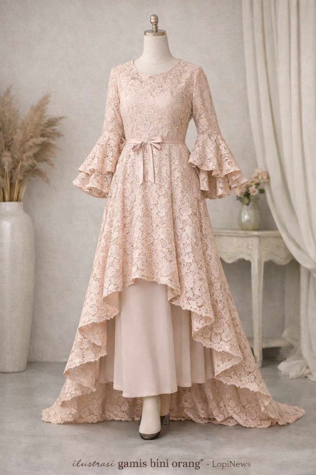 Ilustrasi Baju Gamis Bini Orang -